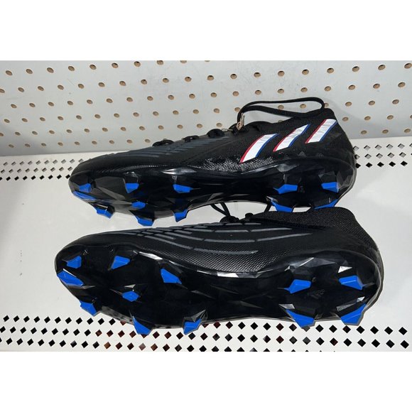 Adidas Predator Edge.2 FG Mens Soccer Cleats Size 13 Black Blue Red White GW2271 - Picture 6 of 9